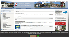 Desktop Screenshot of comune.andriano.bz.it